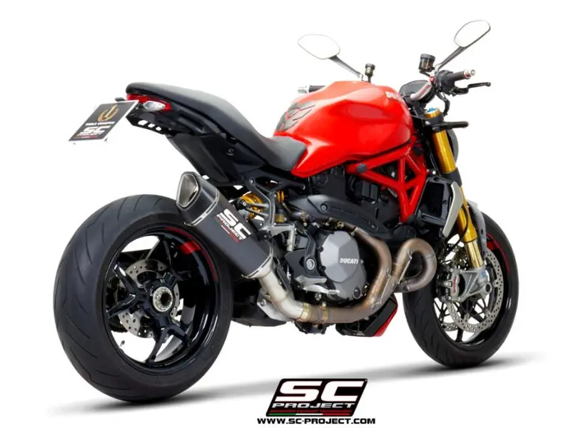 Ducati Monster 1200 R - 2016 – Sc-Project Sc1-R Carbon Fibre Exhaust 1