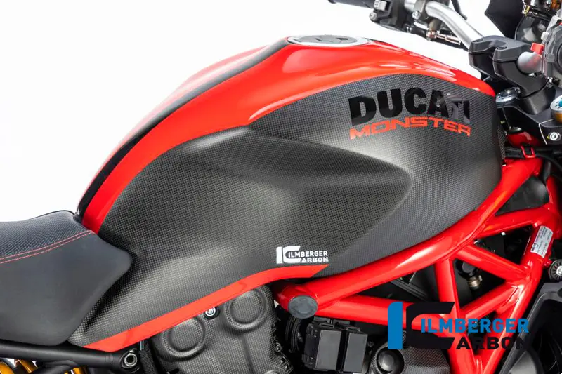 Ducati Monster 1200 / S (2017-2021) Ilmberger Carbon Tank - Gloss Finish 1