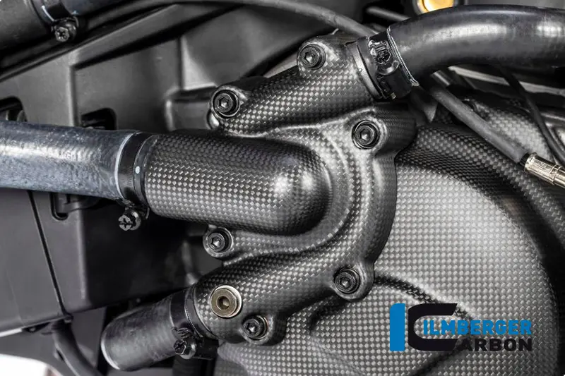 Ducati Monster 1200 / S (2017-2021) Ilmberger Carbon Waterpump Guard - Matt Finish 1