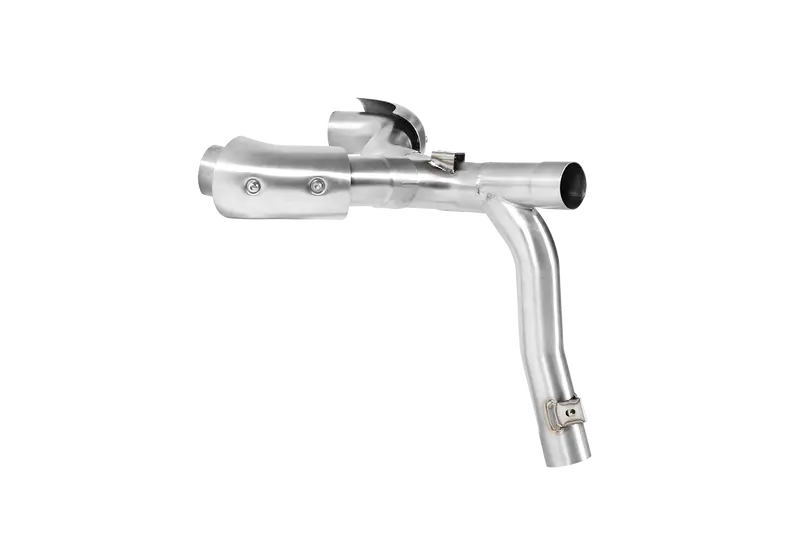 Ducati Monster 696 (08-14) / 796 (10-14) / 1100 - 1100 S (09-10) — Racing Pipe 2In2 In Aisi 304 Stainless Steel - For Spark Silencers 1