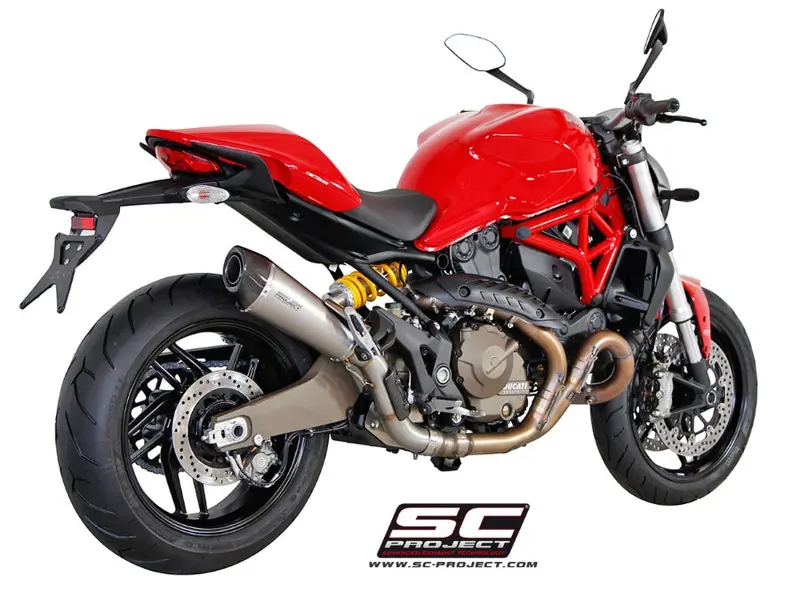 Ducati Monster 821 - 2014 - 2017 – Sc-Project Conic Titanium Exhaust 1