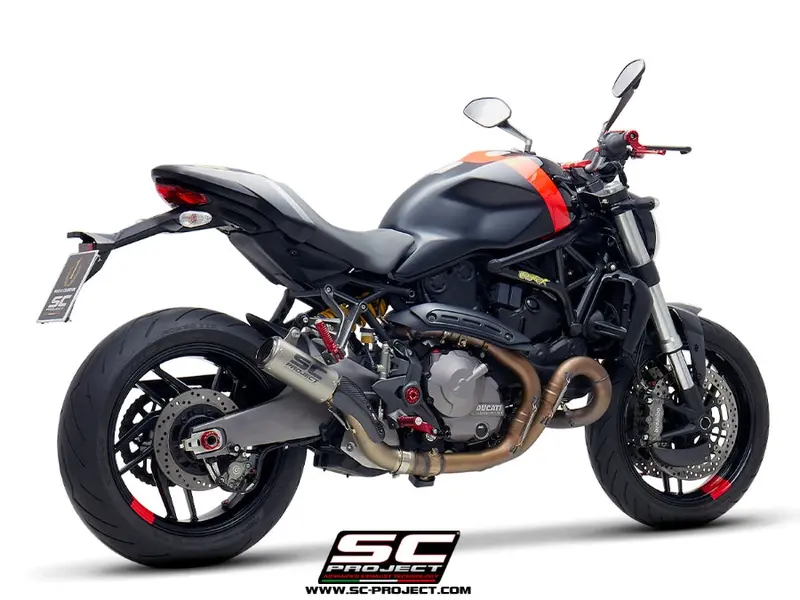 Ducati Monster 821 - 2018 - 2020 – Sc-Project Cr-T Titanium Exhaust 1
