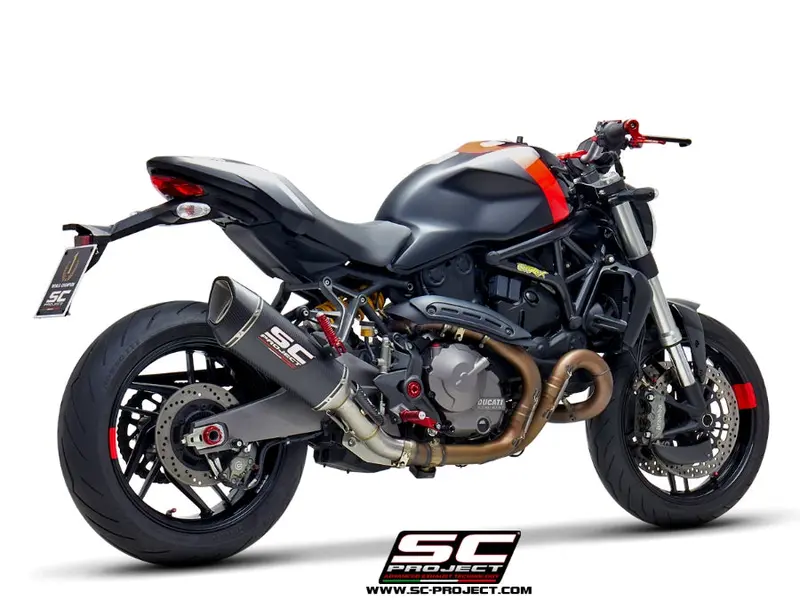 Ducati Monster 821 - 2018 - 2020 – Sc-Project Sc1-R Carbon Fibre Exhaust 1