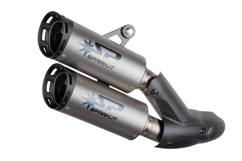 Ducati Monster 937 (21-24) — Dyno Silencers - Black Anodized End Caps 1