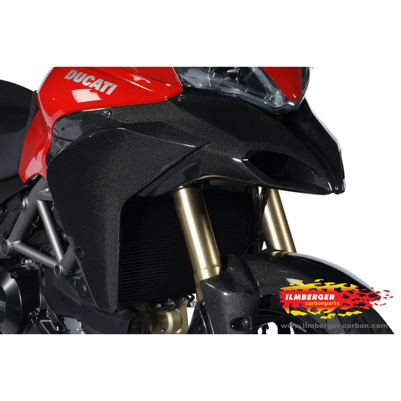 Ducati Multistrada 1200 / S (2010-2012) Ilmberger Carbon Airtube Cover Right (Gloss Finish) 1