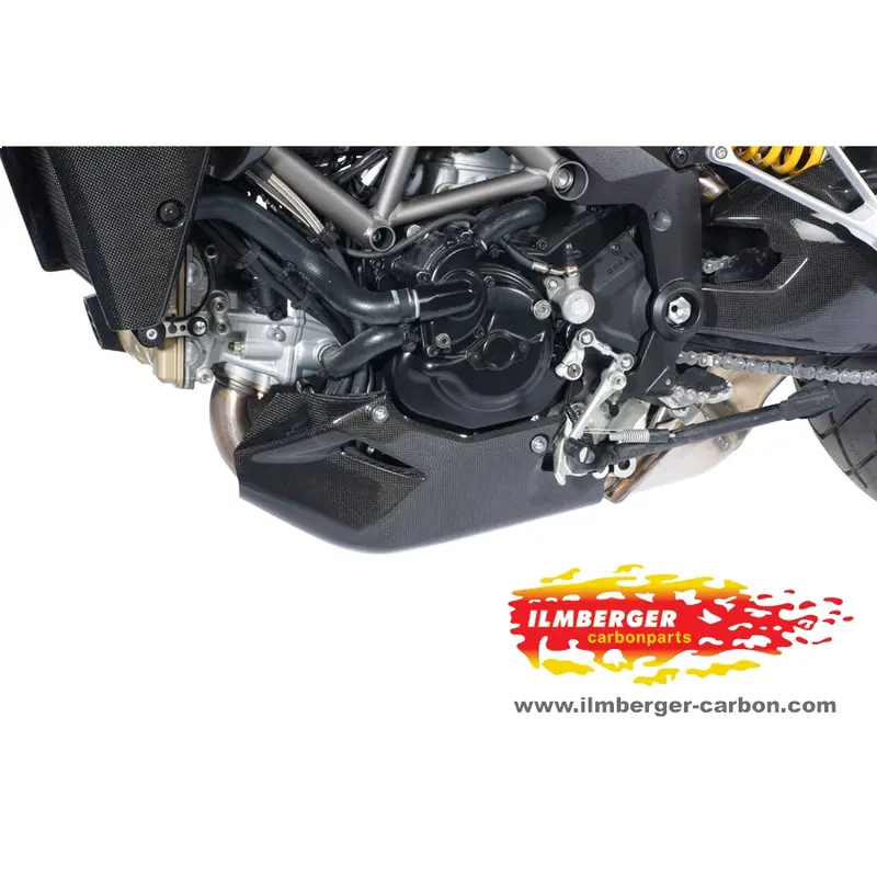 Ducati Multistrada 1200 / S (2010-2012) Ilmberger Carbon Bellypan (Gloss Finish) 1