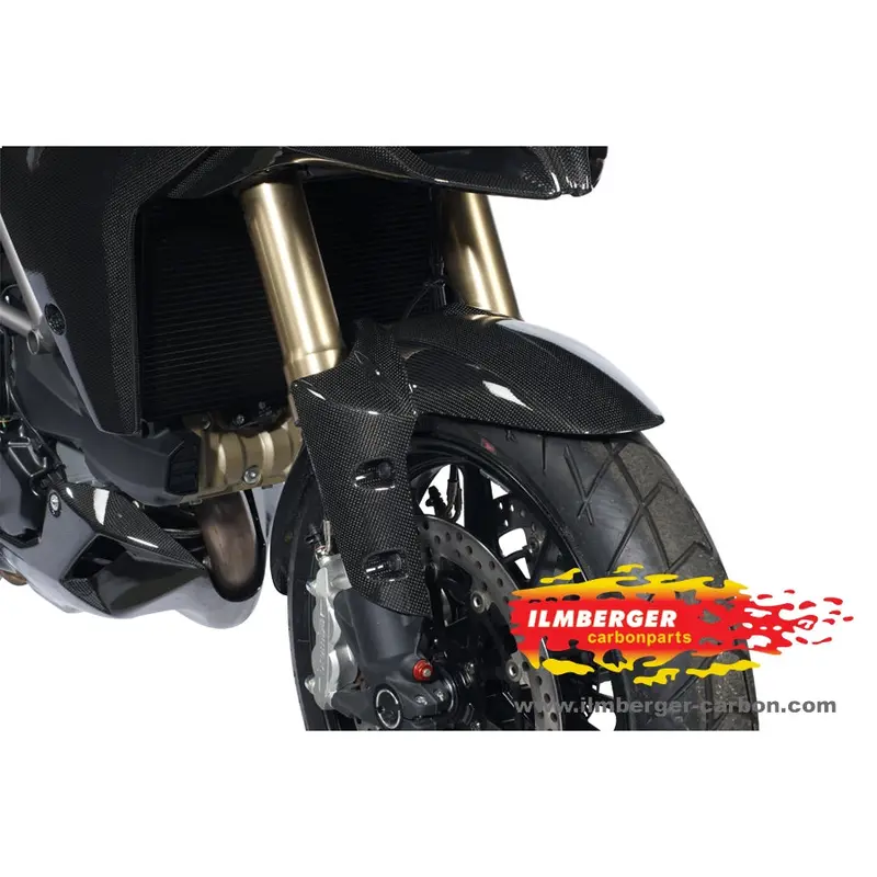 Ducati Multistrada 1200 / S (2010-2012) Ilmberger Carbon Front Mudguard (Gloss Finish) 1