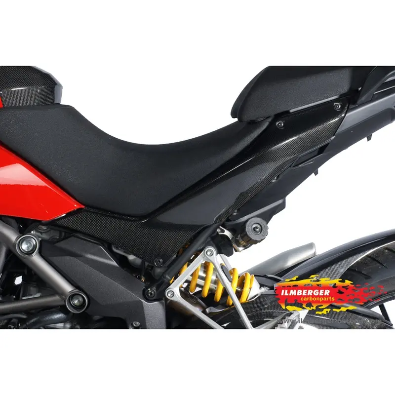 Ducati Multistrada 1200 / S (2010-2012) Ilmberger Carbon Underseat Side Panels Left (Gloss Finish) 1