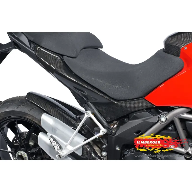 Ducati Multistrada 1200 / S (2010-2012) Ilmberger Carbon Underseat Side Panels Right (Gloss Finish) 1
