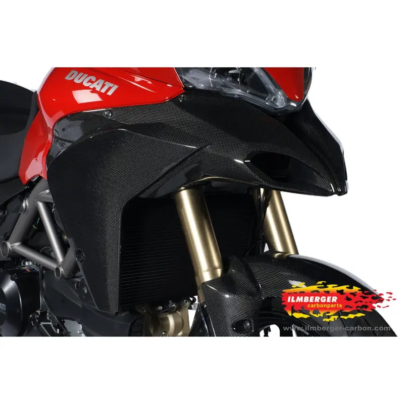 Ducati Multistrada 1200 / S (2010-2012) Ilmberger Carbon Wind Flap On Sidefairing Right (Gloss Finish) 1