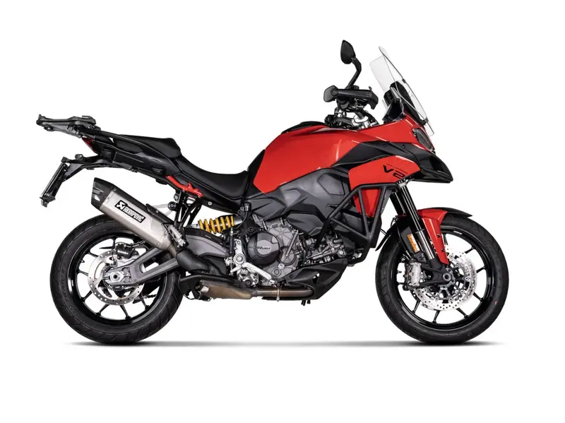 Ducati Multistrada V2 / S - (2025-2026) Akrapovic Titanium Silencer Slip-On Kit - Road Legal 2