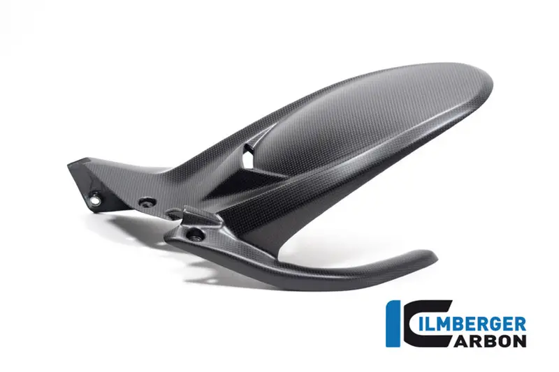 Ducati Multistrada V4 / S / Sport / Pikes Peak / Rs (2021-2024) Ilmberger Carbon Rear Hugger With Upper Cable Guard - Matt Finish - (For Pikes Peak Or Rs Models Only) 1