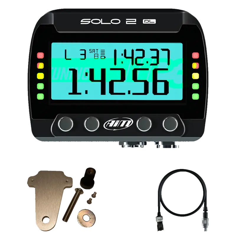 Ducati Panigale 899, 959, 1199, 1199R, 1299 Aim Solo 2 Dl Plug & Play Lap Timer Kit 1