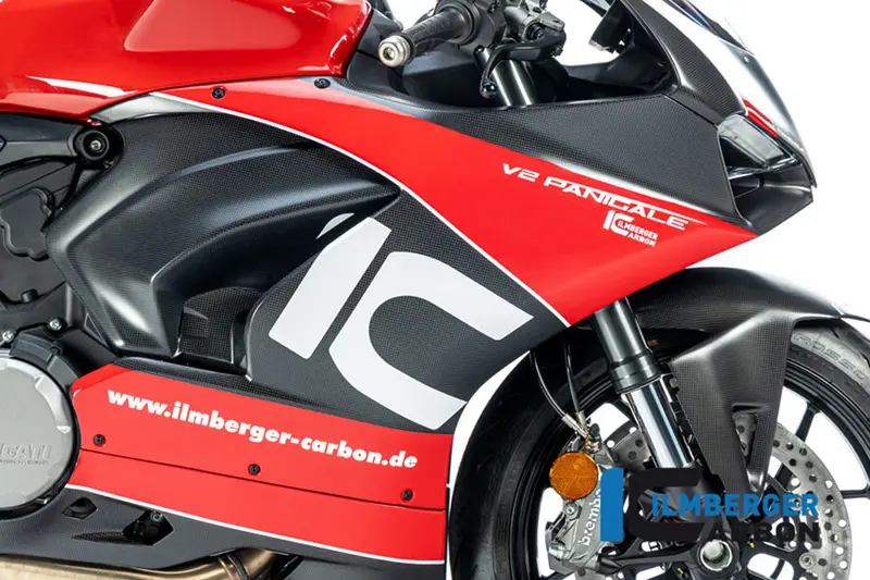 Ducati Panigale V2 (2020-2024) Ilmberger Carbon Fairing Right Hand Side Panel (Matt) 1