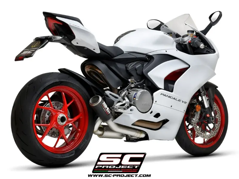 Ducati Panigale V2 - 2020 - 2024 – Sc-Project 2-1 Half-System, With Cr-T M2 Carbon Fibre Exhaust 1