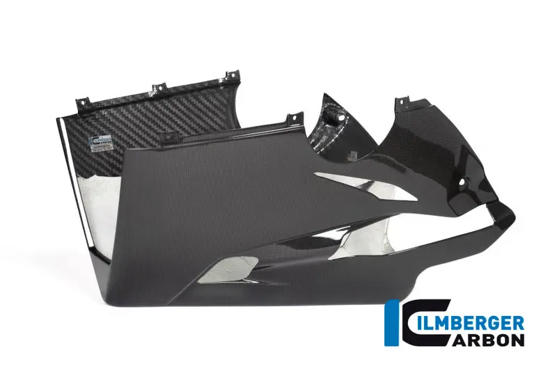 Ducati Panigale V4 / S / R (2018-2021) Ilmberger Carbon Bellypan (For Use With Akrapovic Full System) - Gloss Finish - (V4 / S & R Models) 1