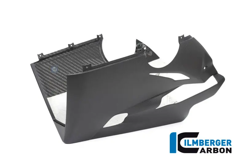 Ducati Panigale V4 / S / R (2018-2021) Ilmberger Carbon Bellypan (For Use With Akrapovic Full System) - Matt Finish - (V4 / S & R Models) 1