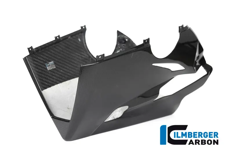 Ducati Panigale V4 / S / R (2018-2021) Ilmberger Carbon Bellypan (For Use With Akrapovic Slip-On Kit) - Gloss Finish - (V4 / S & R Models) 1