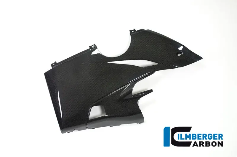 Ducati Panigale V4 / S / R (2018-2021) Ilmberger Carbon Bottom Side Panel (Left) - Gloss Finish - (V4 / S & R Models) 1