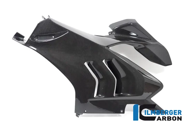 Ducati Panigale V4 / S / R (2018-2021) Ilmberger Carbon Fairing Side Panel (Left) - Gloss Finish - (V4r Model Only) 1