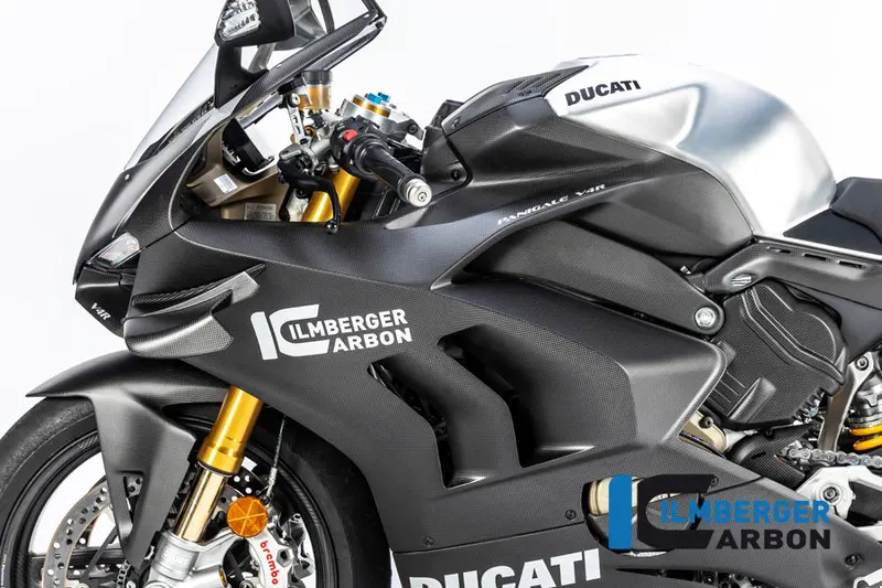 Ducati Panigale V4 / S / R (2018-2021) Ilmberger Carbon Fairing Side Panel (Left) - Matt Finish - (V4r Model Only) 1