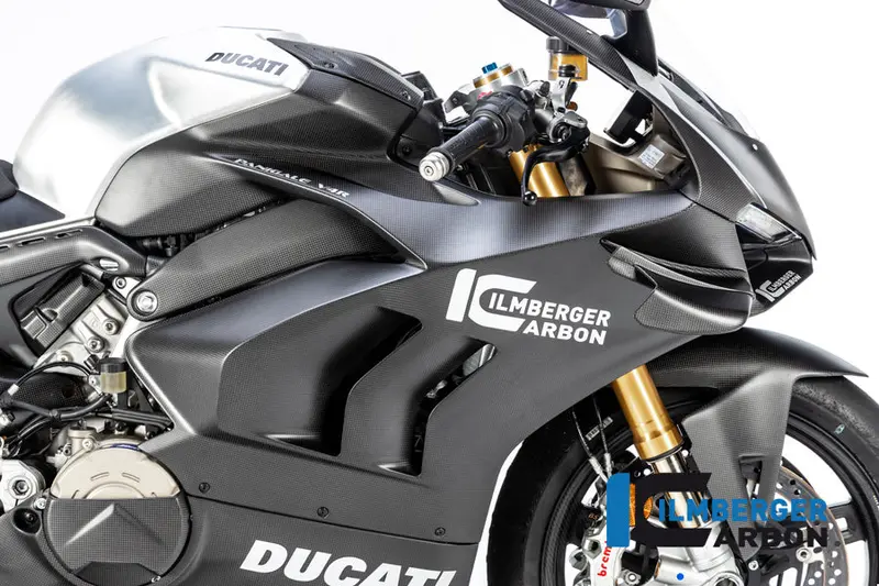 Ducati Panigale V4 / S / R (2018-2021) Ilmberger Carbon Fairing Side Panel (Right) - Matt Finish - (V4r Model Only) 1