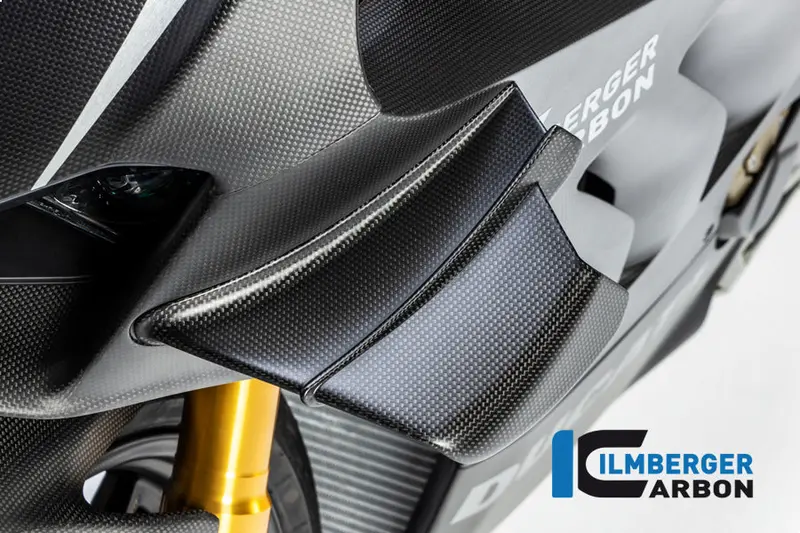 Ducati Panigale V4 / S / R (2018-2021) Ilmberger Carbon Winglet (Left) Side - Matt Finish - (V4r Model Only) 1