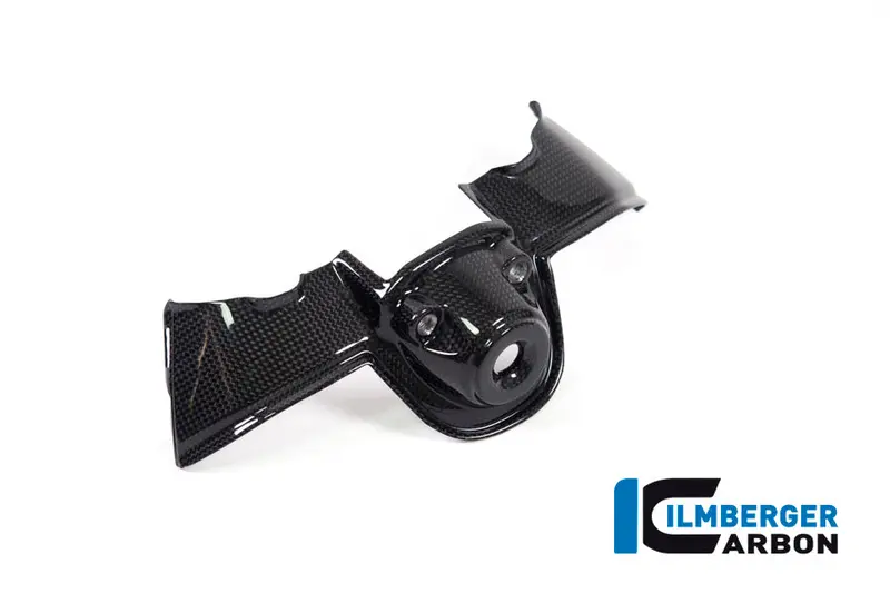 Ducati Panigale V4 / S / R (2018-2024) Ilmberger Carbon Ignition Switch Cover - Gloss Finish - (V4 / S & R Models) 1