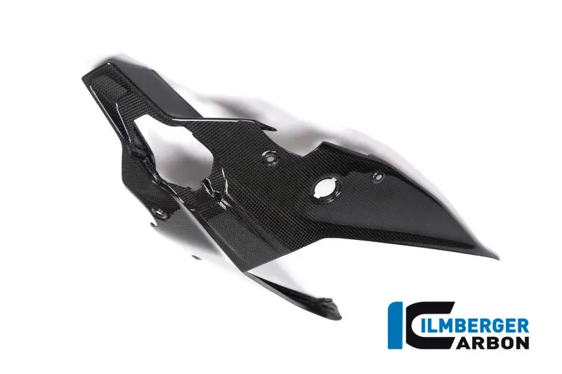 Ducati Panigale V4 / S / R (2018-2024) Ilmberger Carbon Rear Undertray - Gloss Finish - (V4 / S & R Models) 1