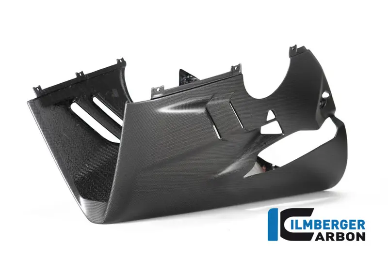 Ducati Panigale V4 / S / R (2022-2024) Ilmberger Carbon Bellypan For Higher Exhaust And Sidestand (Matt Finish) - (V4 / S Models) 1