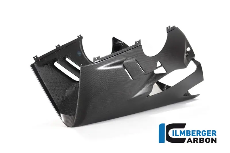 Ducati Panigale V4 / S / R (2022-2024) Ilmberger Carbon Bellypan For Lower Exhaust And Sidestand (Matt Finish) - (V4 / S Models) 1
