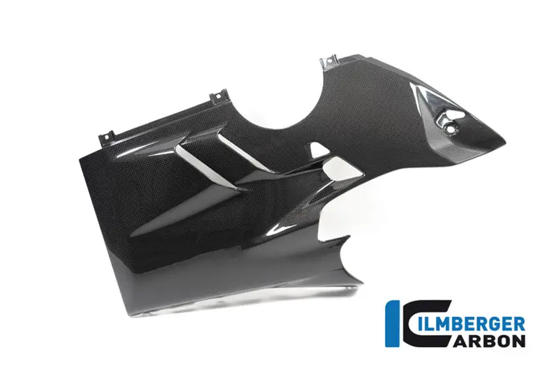Ducati Panigale V4 / S / R (2022-2024) Ilmberger Carbon Bellypan (Left Hand Side) (Gloss Finish) - (V4 / S Models) 1