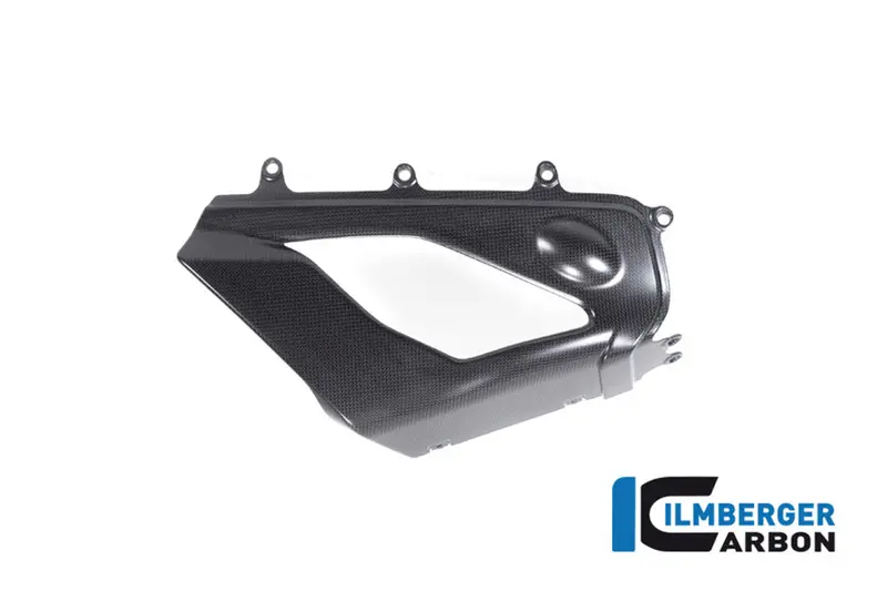 Ducati Panigale V4 / S / R (2022-2024) Ilmberger Carbon Exhaust Cover (On The Right Bellypan) (Matt Finish) - (V4 / S Models) 1