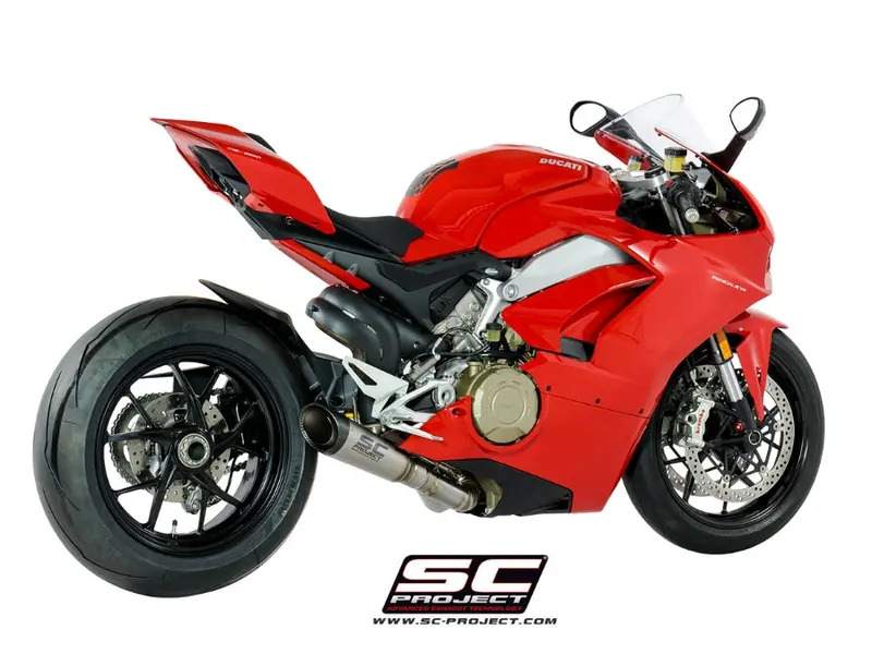 Ducati Panigale V4 - V4 S - 2019 - 2020 – Sc-Project 2-1 Half-System Titanium, With S1 Titanium Exhaust 1