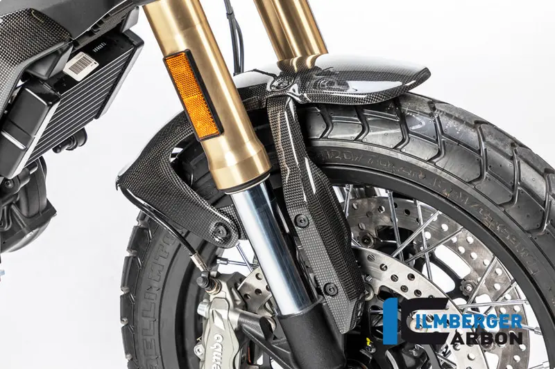 Ducati Scrambler 1100 / Pro / Sport / Dark (2018-2026) Ilmberger Carbon Front Mudguard - Gloss 1