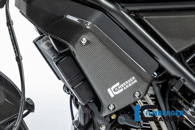 Ducati Scrambler 1100 / Pro / Sport / Dark (2018-2026) Ilmberger Carbon Radiator Cover Left - Gloss 1