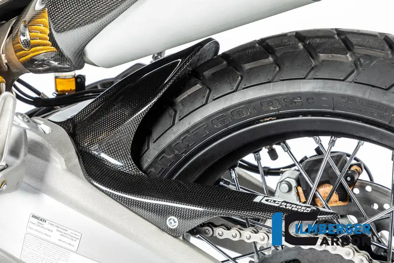 Ducati Scrambler 1100 / Pro / Sport / Dark (2018-2026) Ilmberger Carbon Rear Fender - Gloss 1