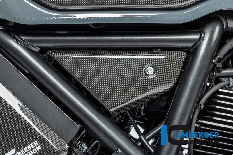 Ducati Scrambler 1100 Tribute Pro (2022-2024) Ilmberger Carbon Cover Under Frame Left - Gloss 1