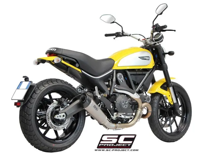 Ducati Scrambler 800 - 2015 - 2016 – Sc-Project Conic Titanium Exhaust 1