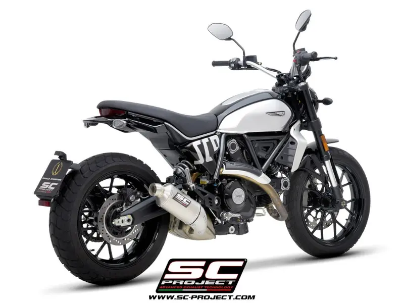 Ducati Scrambler 800 - 2023 - 2024 – Sc-Project Rally-S Titanium Exhaust 1