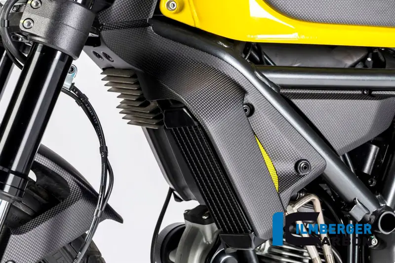 Ducati Scrambler Full Throttle (800Cc) (2015-2020) Ilmberger Radiatorcover Left - Matt 1
