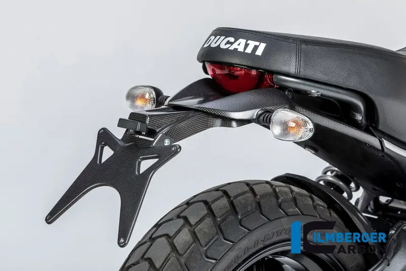 Ducati Scrambler Icon (800Cc) (2015-2020) Ilmberger Upper Numberplate Holder - Matt 1