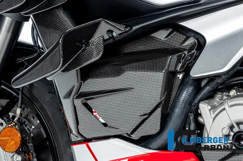 Ducati Streetfighter V2 (2021-2024) Ilmberger Carbon Battery Cover (Gloss Finish) 1