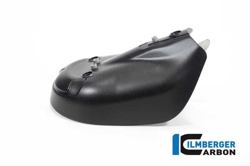 Ducati Streetfighter V2 (2021-2024) Ilmberger Carbon Exhaust Manifold Heatshield (Matt Finish) 1