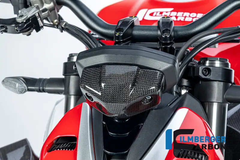 Ducati Streetfighter V2 (2021-2024) Ilmberger Carbon Instrument Cover (Gloss Finish) 1