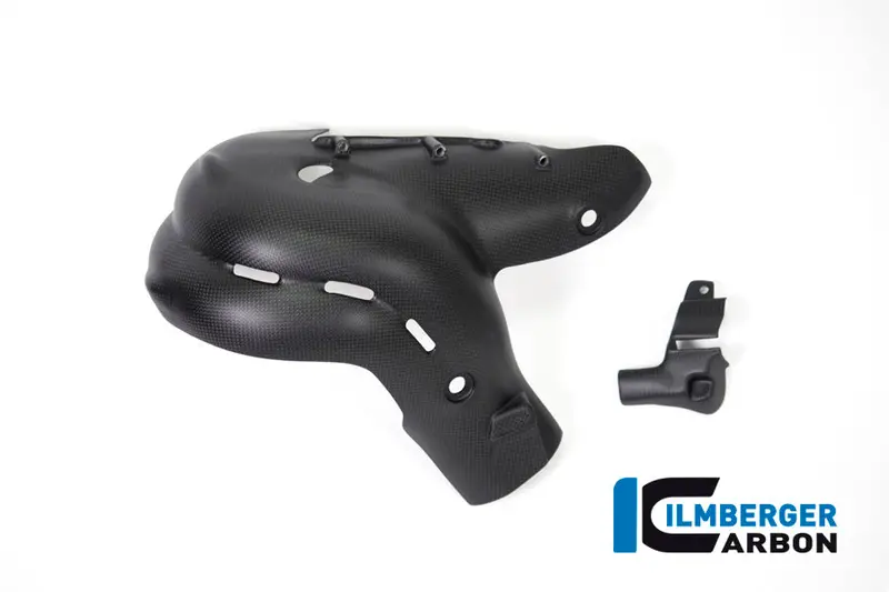 Ducati Streetfighter V4 / S / Sp (2020-2021) Ilmberger Carbon Exhaust Protector (Matt Finish) - (For Euro 4 Models Only) 1