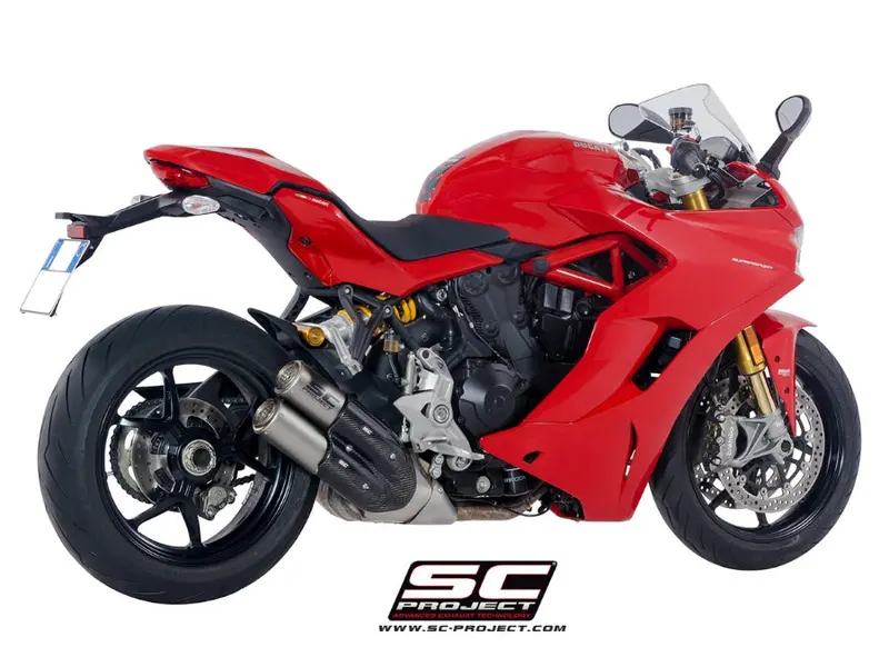 Ducati Supersport 939 - 2017 - 2020 – Sc-Project Twin Cr-T Titanium Exhaust 1