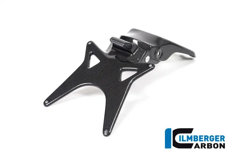 Ducati Supersport / 950 / S (937Cc) (2017-2024) Ilmberger Number Plate Holder Short - Gloss Carbon - (Not Compatible With Oem Indicators, Aftermarket Must Be Used) 1