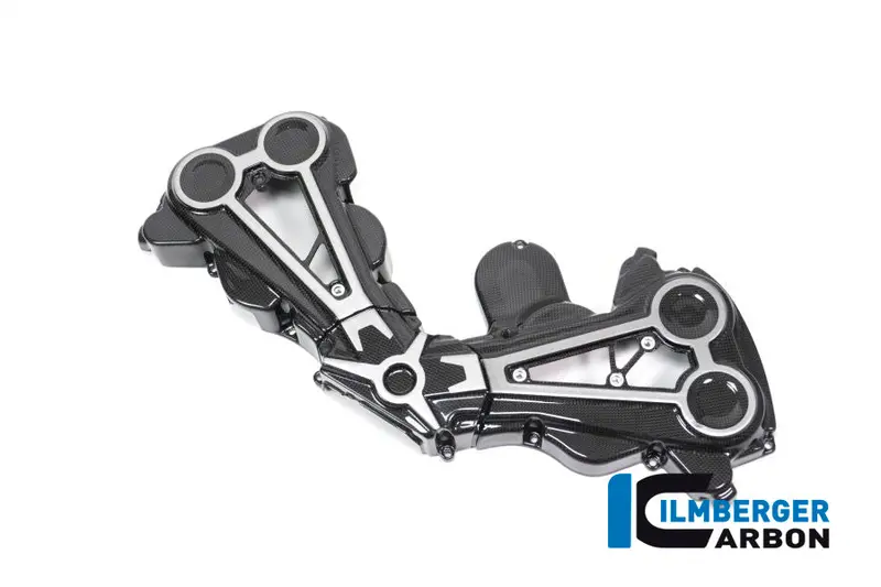 Ducati Xdiavel / S (1300Cc) (2016-2017) Ilmberger Cam Belt Covers (3-Pieces) With Chrome Detail (Gloss Finish) 1