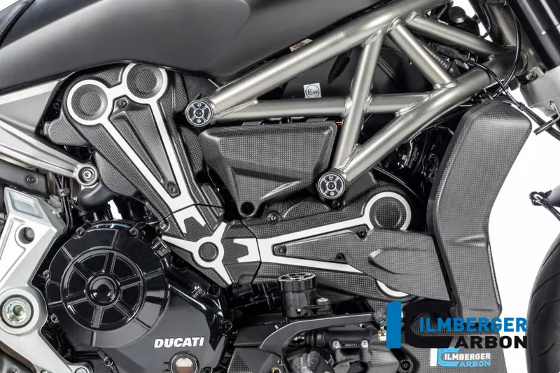 Ducati Xdiavel / S (1300Cc) (2016-2017) Ilmberger Cam Belt Covers (3-Pieces) With Chrome Detail (Matt Finish) 1
